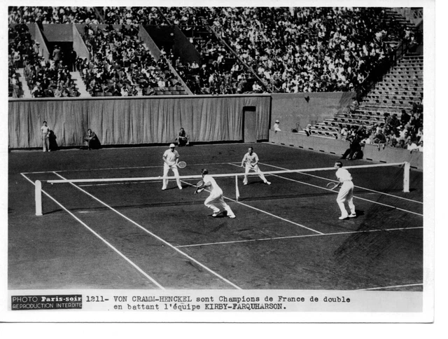 Photo De Presse Vintage Agassi Wimbledon 1993 - Tirage Original 31x21cm - Farabola