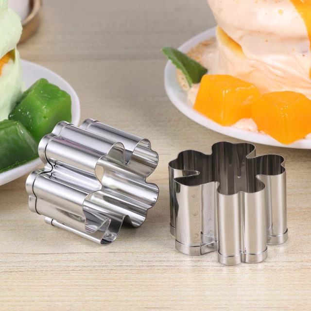 5 pz taglierina in acciaio inox bambini stampi da forno fai da te taglierina fondente
