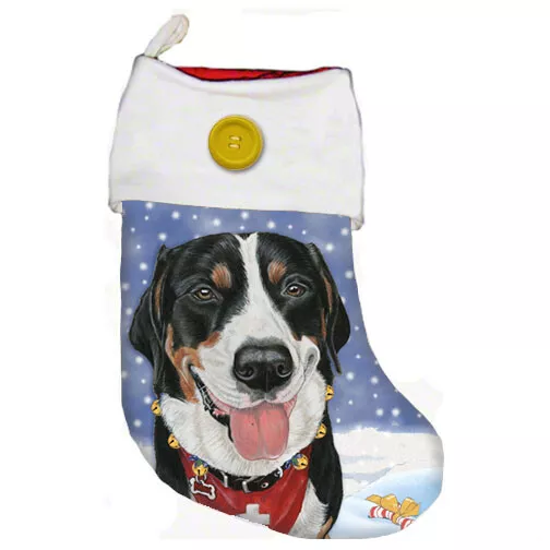 Greater Swiss Mountain Dog Christmas Stocking