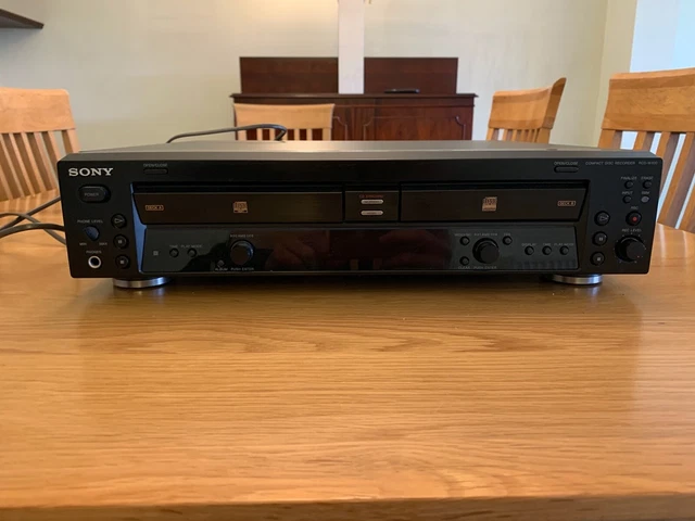 Sony Rcd W100 SONY RCD-W100 DOUBLE CD Recorder £105.67 - PicClick UK