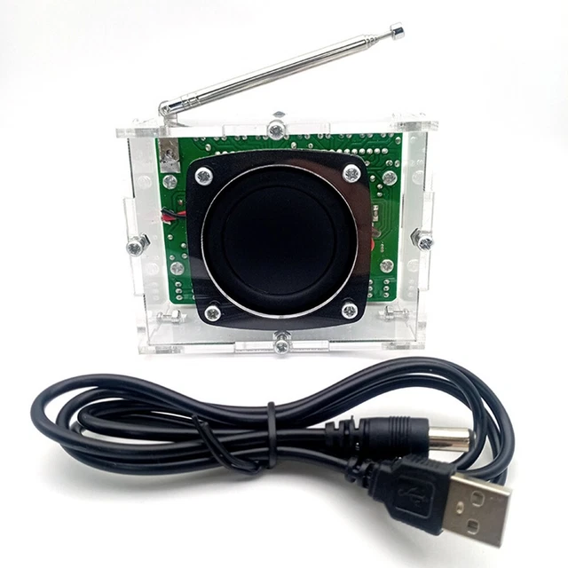 Funk-Elektrobausatz FM-Radio-Empfänger Radio-Modul 51 MCU LCD 87MHZ-108MHZ