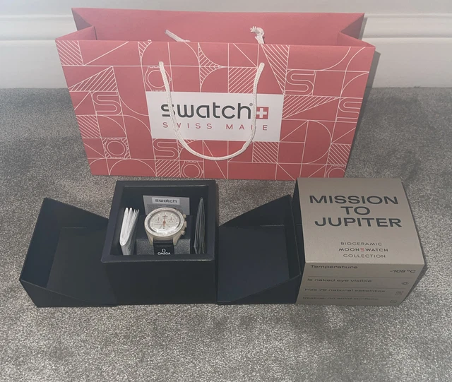 OMEGA X SWATCH- Moon Watch Bioceramic Mission To Jupiter Moonswatch ...