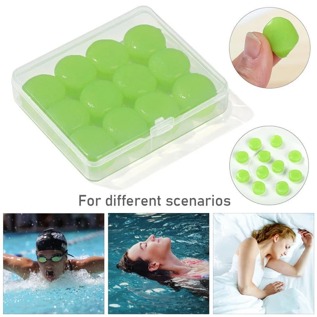 Waterproof Earbud Noise Reduction Anti-noise Ear Plugs Soft Silicone Earplugs