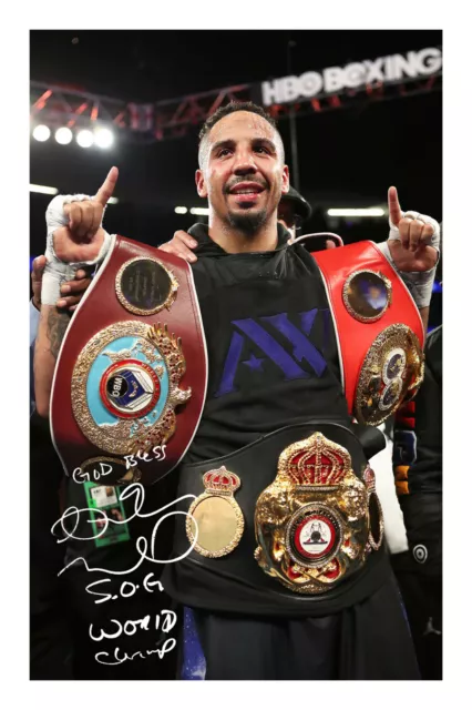 Andre Ward S.O.G. Signed A4 Photo Print Autograph Boxing World Champion