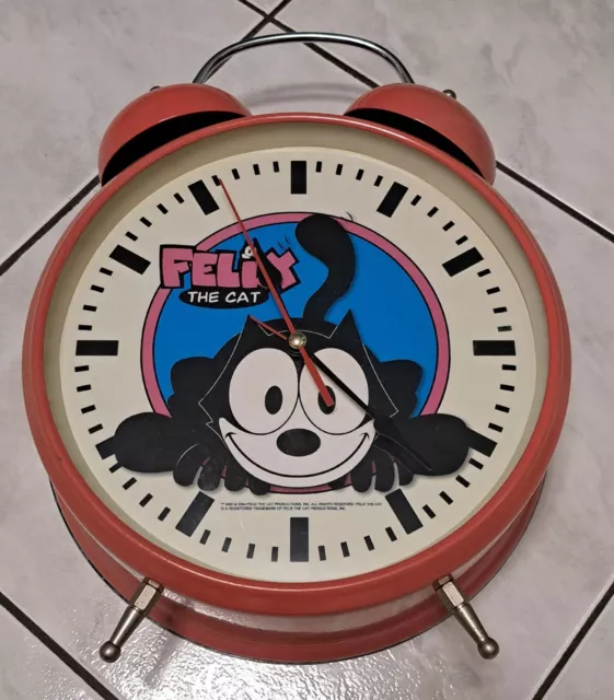 horloge réveil vintage Felix The Cat,