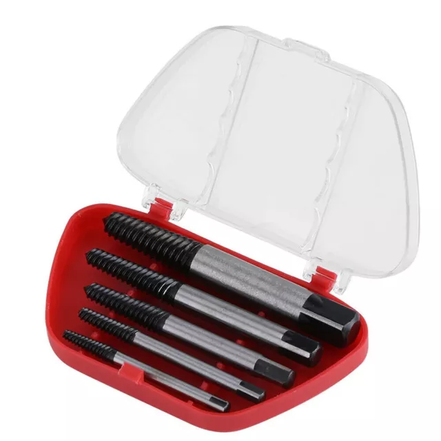 Professional Toolkit for Screw Extraction, Easy Out Drill Bits, 5pcs Set