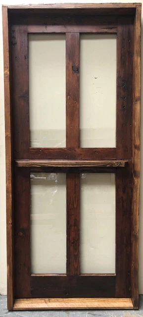 Rustic reclaimed solid lumber Dutch top door farmhouse wineroom castle storybook