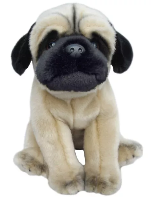 12" Fawn Pug teddy PUGS plush toy dog soft toys dogs teddies animals pets puppy