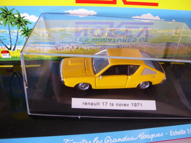 Jouet Ancien Norev Jet Car Renault 17 TS R17 Jaune 1/43