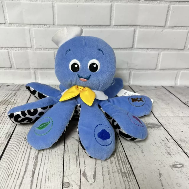Baby Einstein Octopus Plush Blue Colors Sound Toy English French