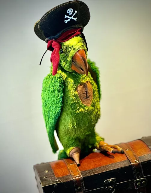 See VIDEO! Pirates Of The Caribbean Animatronic Barker Bird Disneyland Prop WDW