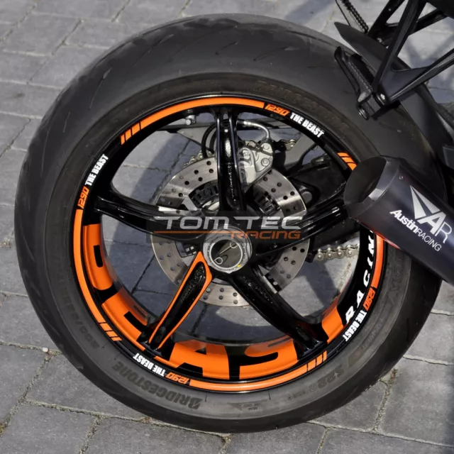 Sticker Jante KTM Super Duke SD 1290 R Sdr Gt Stickers de Jante de Roue 2