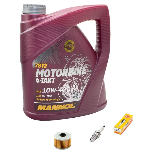 Pack Révision Filtre à Air, Filtre à Huile Et Bougies Pour Honda FMX 650 RD12 (2005-2007), Neuf