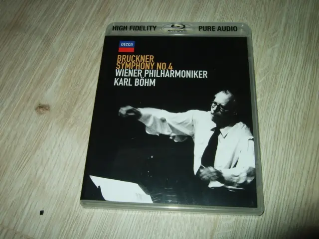Böhm : Bruckner Symphony No.4 High Fidelity  Blu-Ray Pure Audio Disc Decca Eu