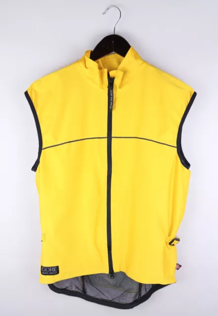 GORE BIKE WEAR Gilet Uomo Casual Tempo Libero Giallo Leggero Taglia L