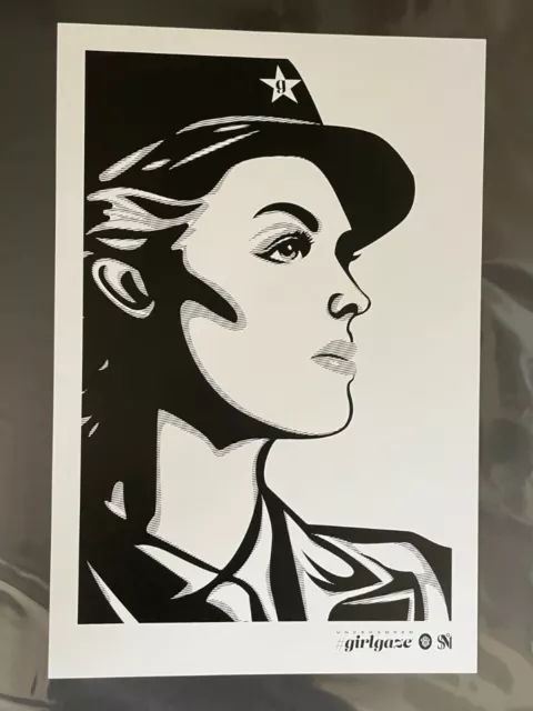 Girl Gaze #Girlgaze SNO 2017 Art Print OBEY Giant Shepard Fairey