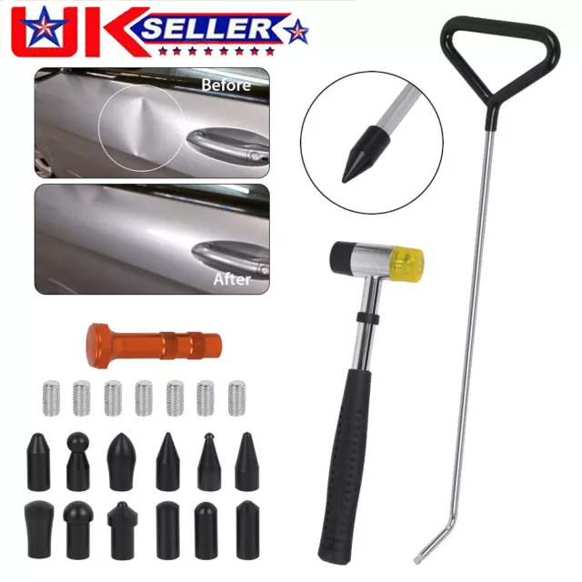 Paintless Dent Repair Rod Kit Auto Dent Removal Tools Car Dent Pullout Tool Set