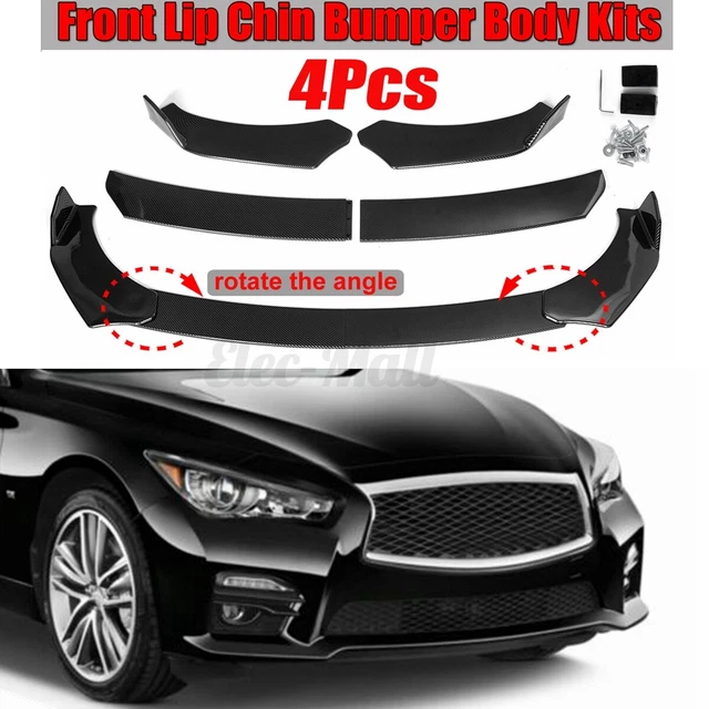 CARBON FIBER FRONT Bumper Lip Body Kit Spoiler Splitter For Infiniti