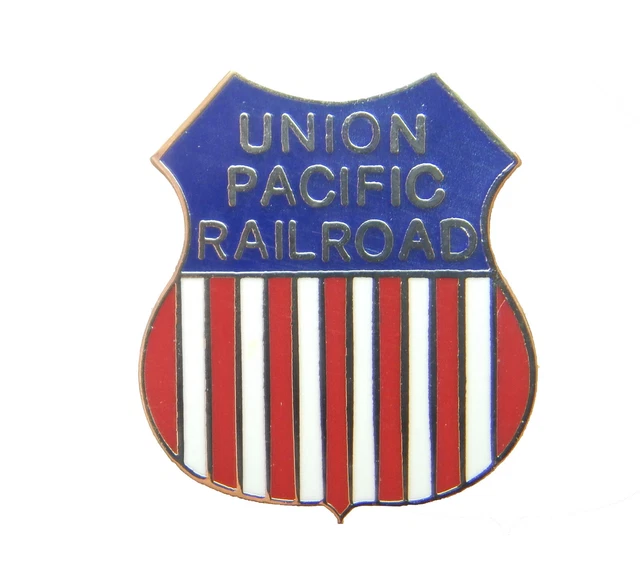 Railroad Hat-Lapel Pin/Tac  - Union Pacific Railroad Shield #1012 - NEW