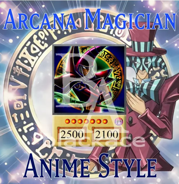 Dark Magician Arcana | 4kids Anime Style Arkana Red Alternate YGLD Holo Yugioh