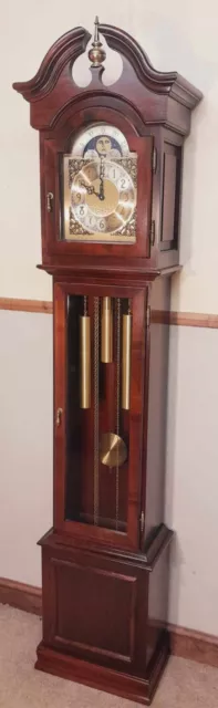 Grandfather Clock- Exc Cond/ NEW WChime movement/NATIONWIDE PERSONAL DELIVERY