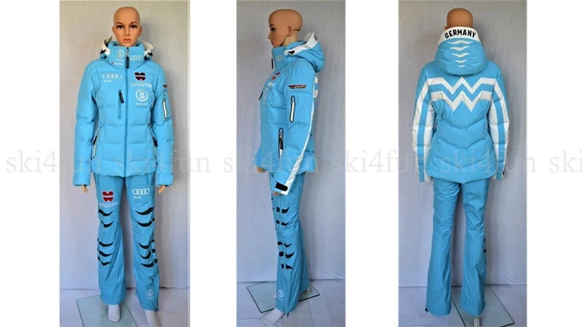BOGNER DSV DAMEN TEAM SKI DAUNEN JACKE + HOSE SKIANZUG UVP 4098€ Gr 36 38 40 NEU