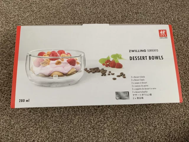 Zwilling Sorrento Glass Dessert Bowl Set