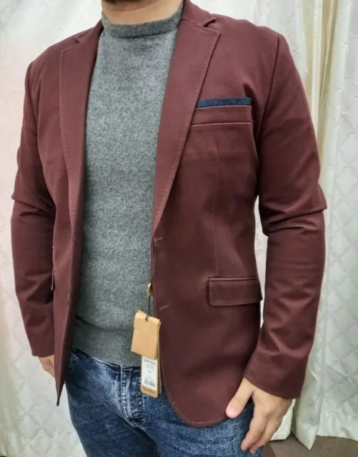 Antony Morato giacca uomo invernale slim fit blazer elegante casual cappotto XS