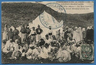 CPA: ain-sfa (morocco) - les beni snassen near the grand marabout of Ain-sfa/1908
