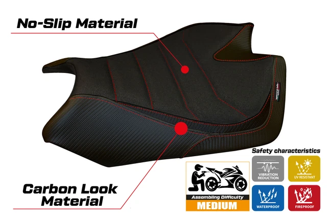 Couverture Selle Ciré Neuf TB Confort 1SL-1 Logo Caponord Aprilia 1200