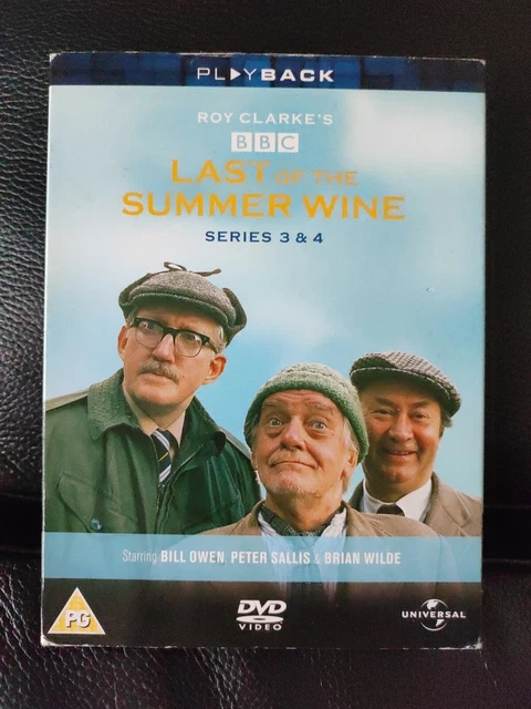 Last of the Summer Wine - Series 3 & 4 DVD, 3 discs, 15 episodes, vgc