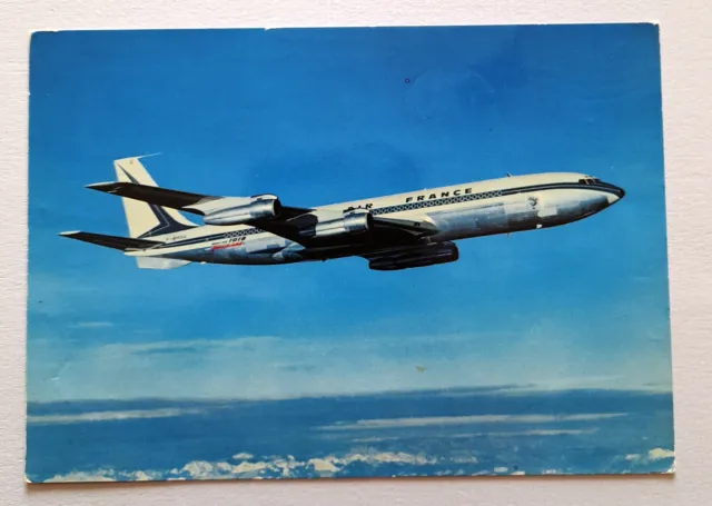 Carte postale Aviation - Boeing 707 B - Intercontinental - Air France - 