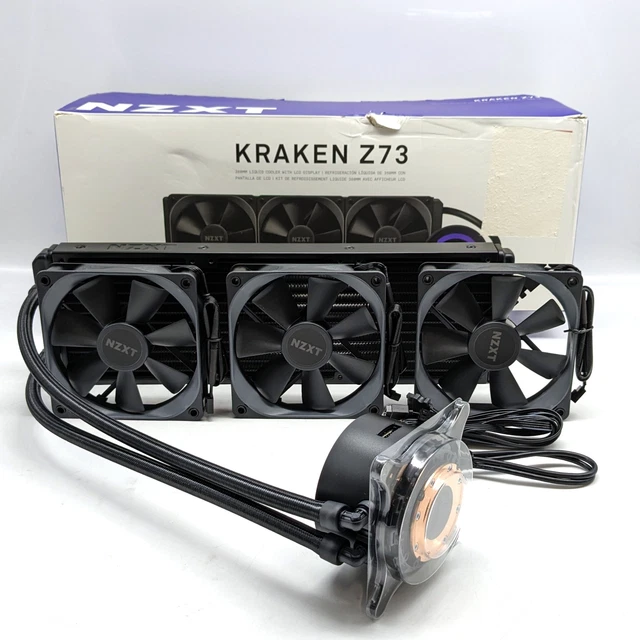 NZXT KRAKEN Z73 360mm Liquid Cooler with LCD Display Black RLKRZ7301