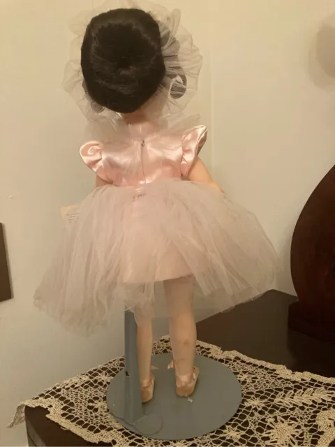 15 1/2” Tall Vinyl Pink Ballerina Doll OPENING NIGHT by Marjorie Spangler Dolls 2