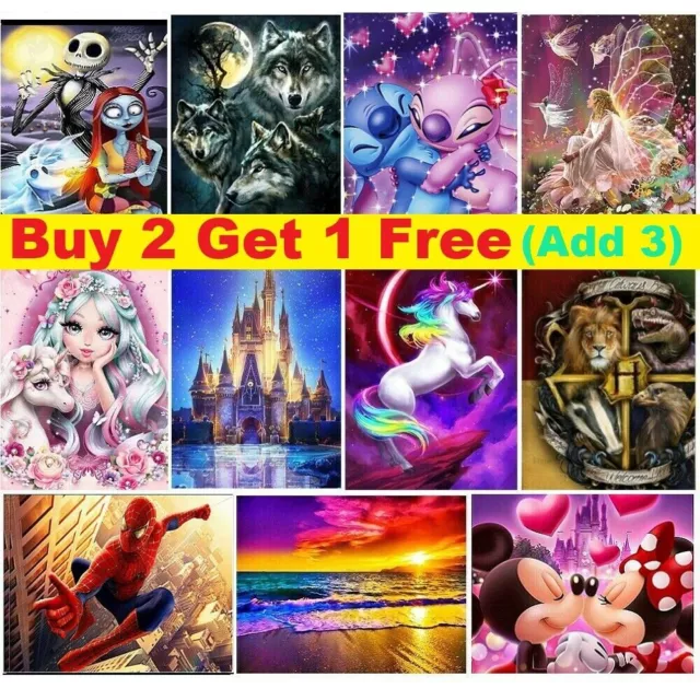 5D Full Drills Diamond Painting Embroidery Art Decor Cross Stitch Kits DIY Gifts