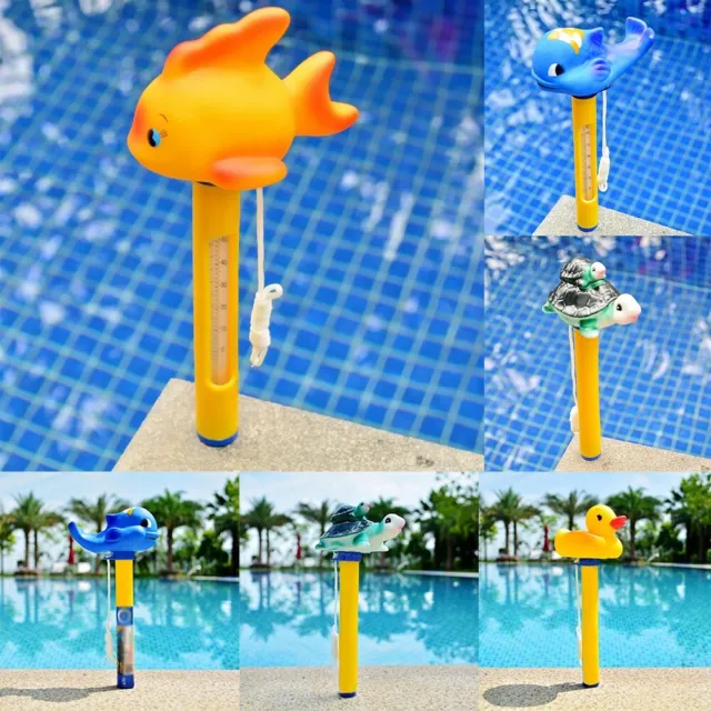 Novelty Floating Thermometer for Pool Pond Hot Tub Fun Water Temperature Gauge