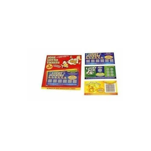 Pack of 6 Fake Joke Lottery Lotto Ticket Scratch Cards. Lottery Laughs