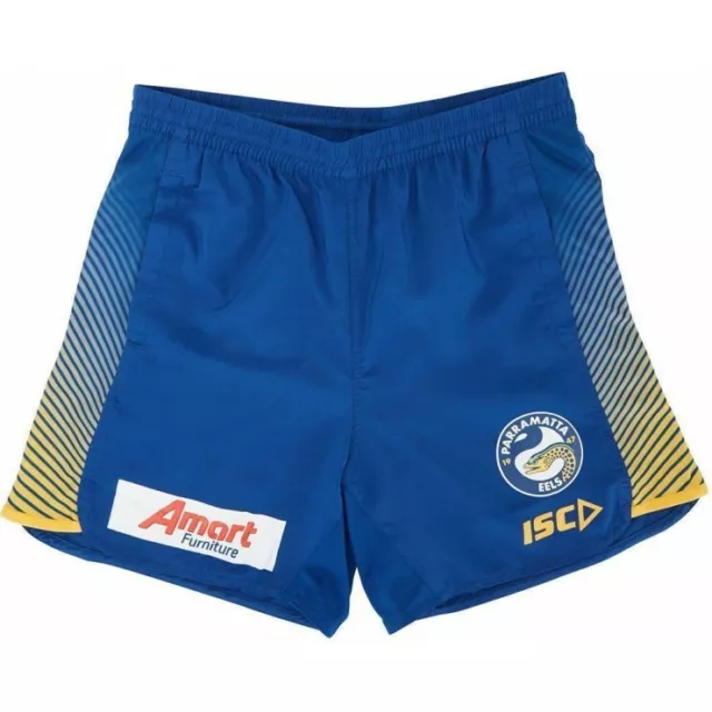 Parramatta Eels NRL Men's Players Training Shorts ISC BNWTS Size "XL"