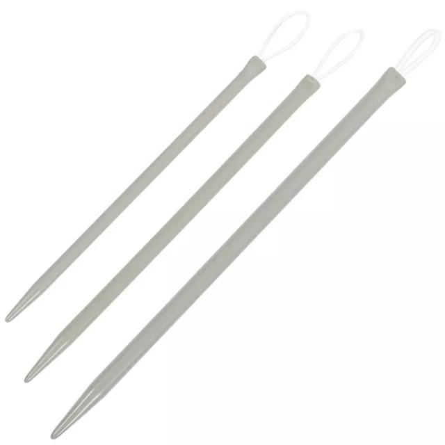 6 Pcs White Plastic Yarn Threader Tufting Supplies Tapestry Needles