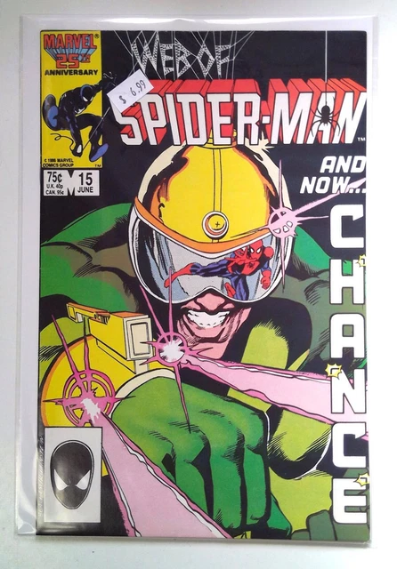 Web of Spider-Man #15 Marvel Comics (1986) VF+ 1st Print Comic Book
