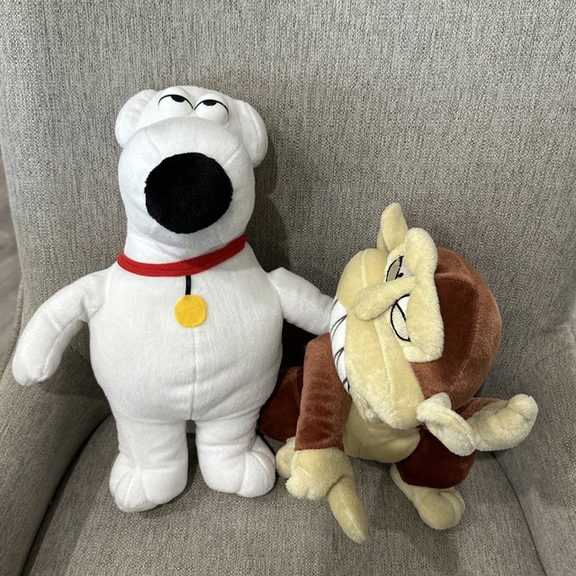 FAMILY GUY Evil Monkey 2004 11" And Brian Dog Plush Stuffed Animal Fox