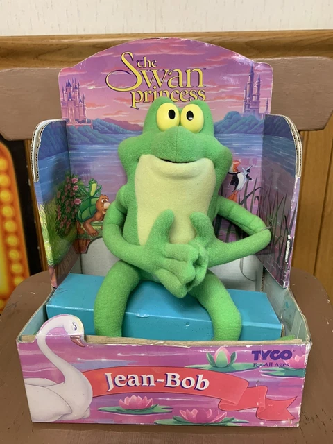 JEAN-BOB PLUSH FROG The Swan Princess Odette Friend Tyco Swan Lake NRFB ...