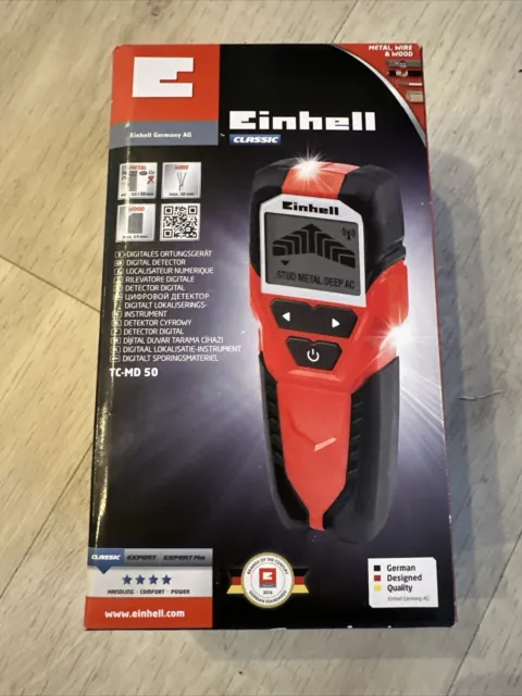 Einhell Digital Detector TC-MD 50 Detect Metal, Wood, Cabling Battery Powered