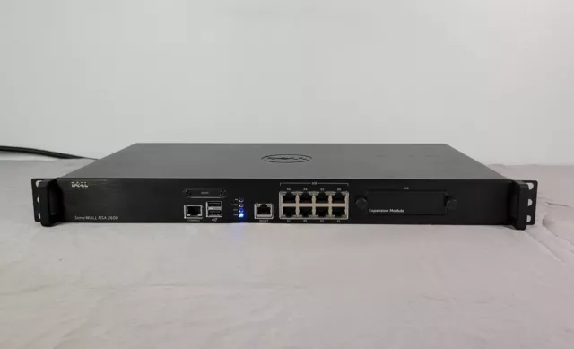 DELL SonicWALL NSA 2600 8-Port Network Security Appliance Switch Firewall
