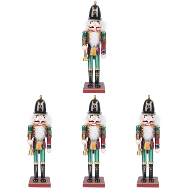 Grand Casse-Noisette Soldat Bonbon Canne à Sucre – Figurine En Bois 50 Cm Décoration Noël Festive Et Authentique