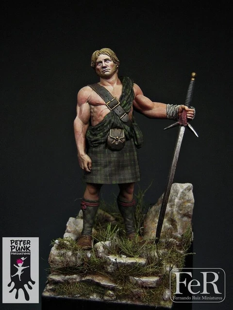 Figurine 54mm Chevalier D'Antioche - Résine, échelle 1:32, Non Peinte, à Monter