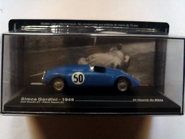 Modèle Réduit Alfa Romeo 8C 1934 - Vainqueur Des 24H Du Mans - Échelle 1/43 - Marque IXO - Occasion Avec Boîte