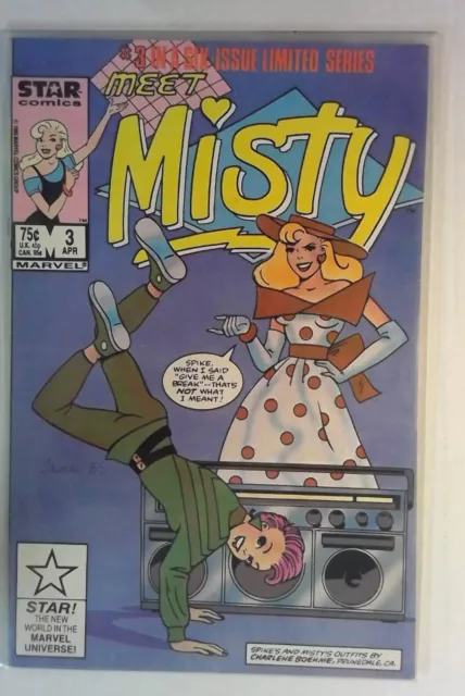 Misty #3 Marvel Comics (1986) VF+ 1st Print Comic Book
