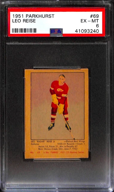 1951 Parkhurst #69 Leo Reise Psa 6 41093240