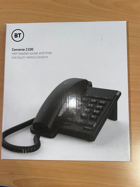 BT CONVERSE 2100 Corded Telephone - BLACK £ - PicClick UK BT CONVERSE 2100 Corded Telephone - BLACK £ - PicClick UK